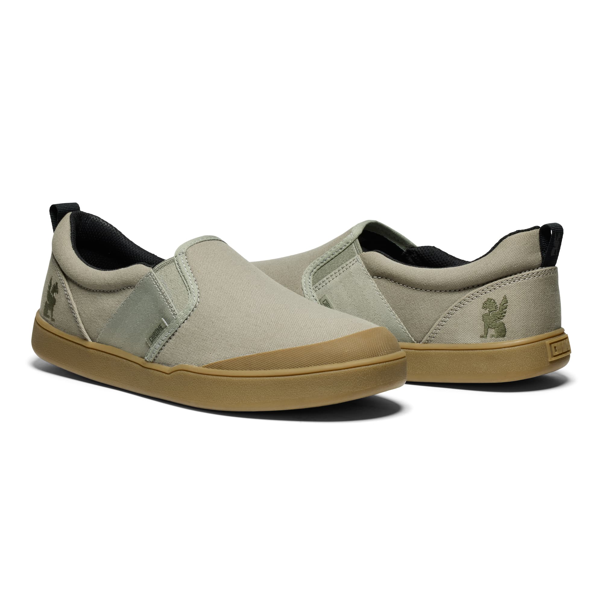 chrome-boyer-slip-on-toile-vegan-noir-sans-lacets image 4