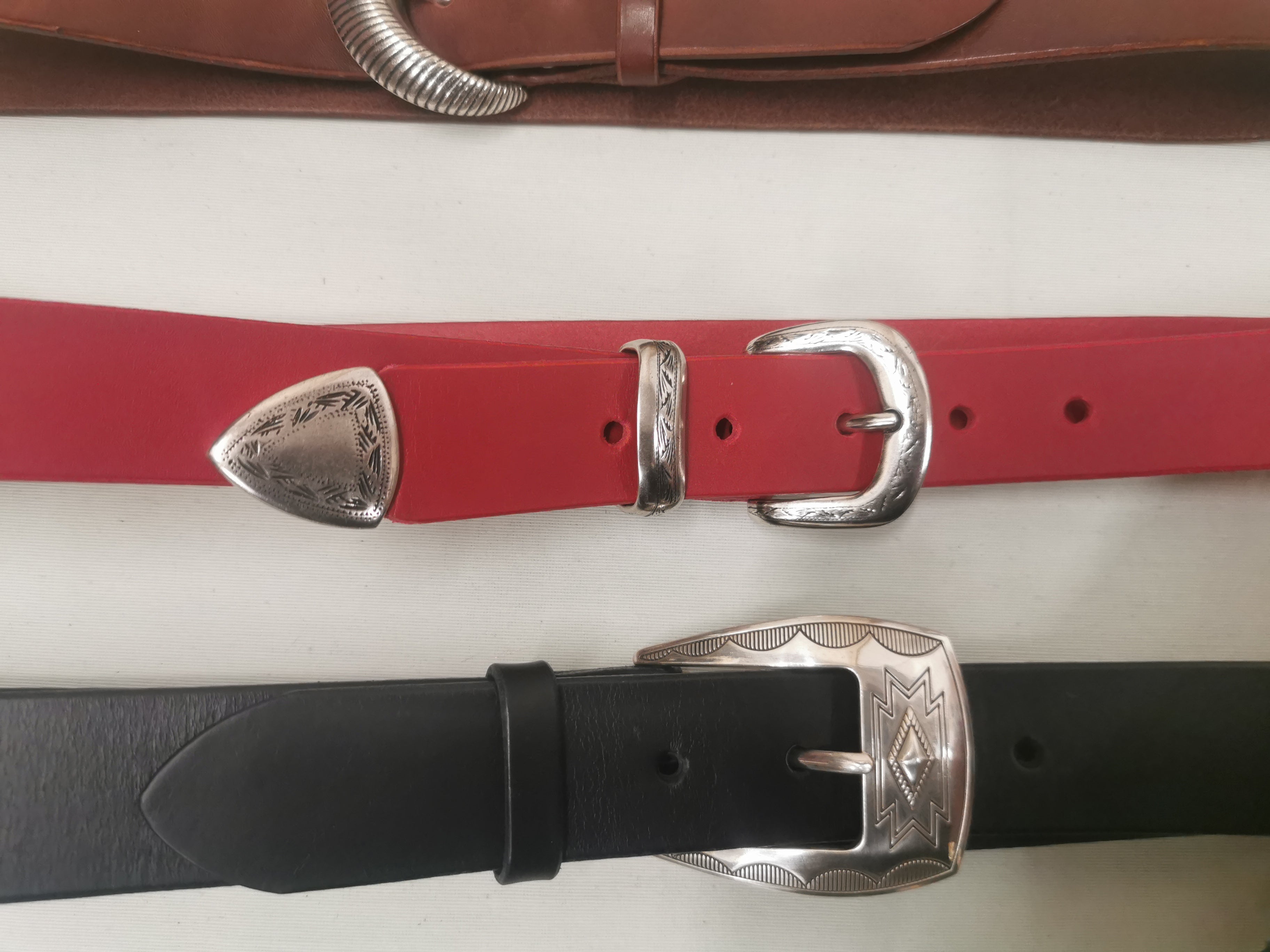 fleur-d-orage-ceintures-mexicain-ceinture-cuir-35mm-taille-m image 1