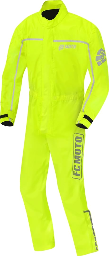 fc-moto-rain-combinaison-pluie-moto-1-pi-ce-jaune-s image 1