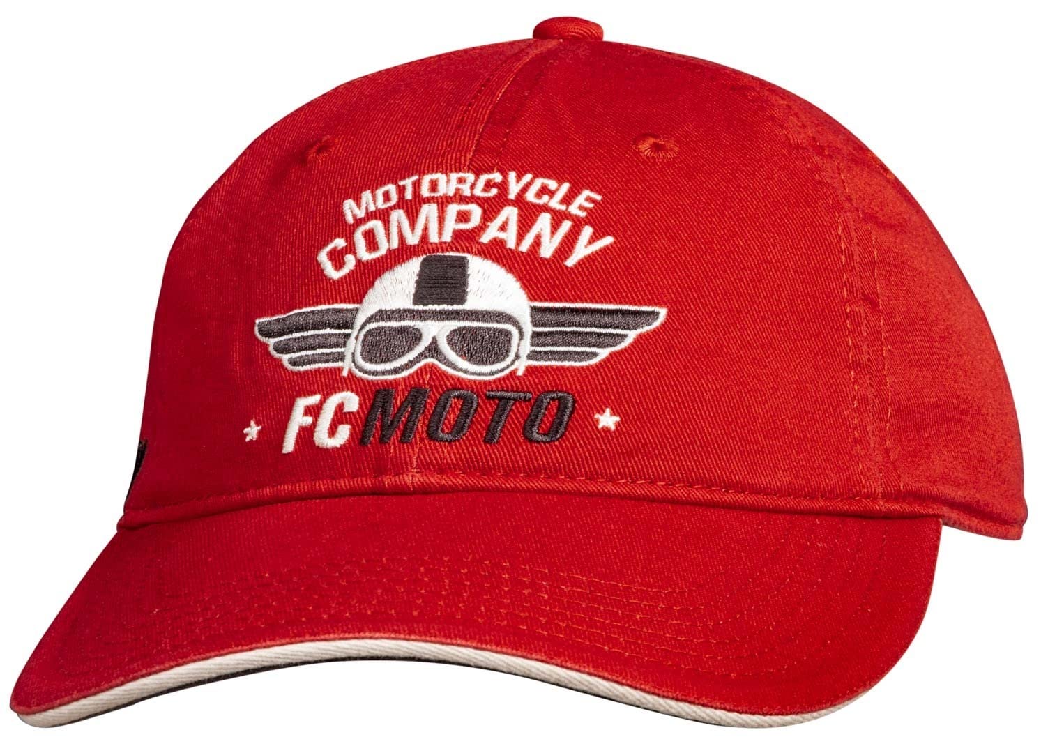 fc-moto-wings-cap-casquette-moto-noire-r-glable image 1