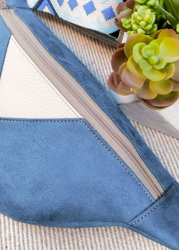 camille-guiraud-manon-bleu-jean-beige-sac-banane-cuir image 2