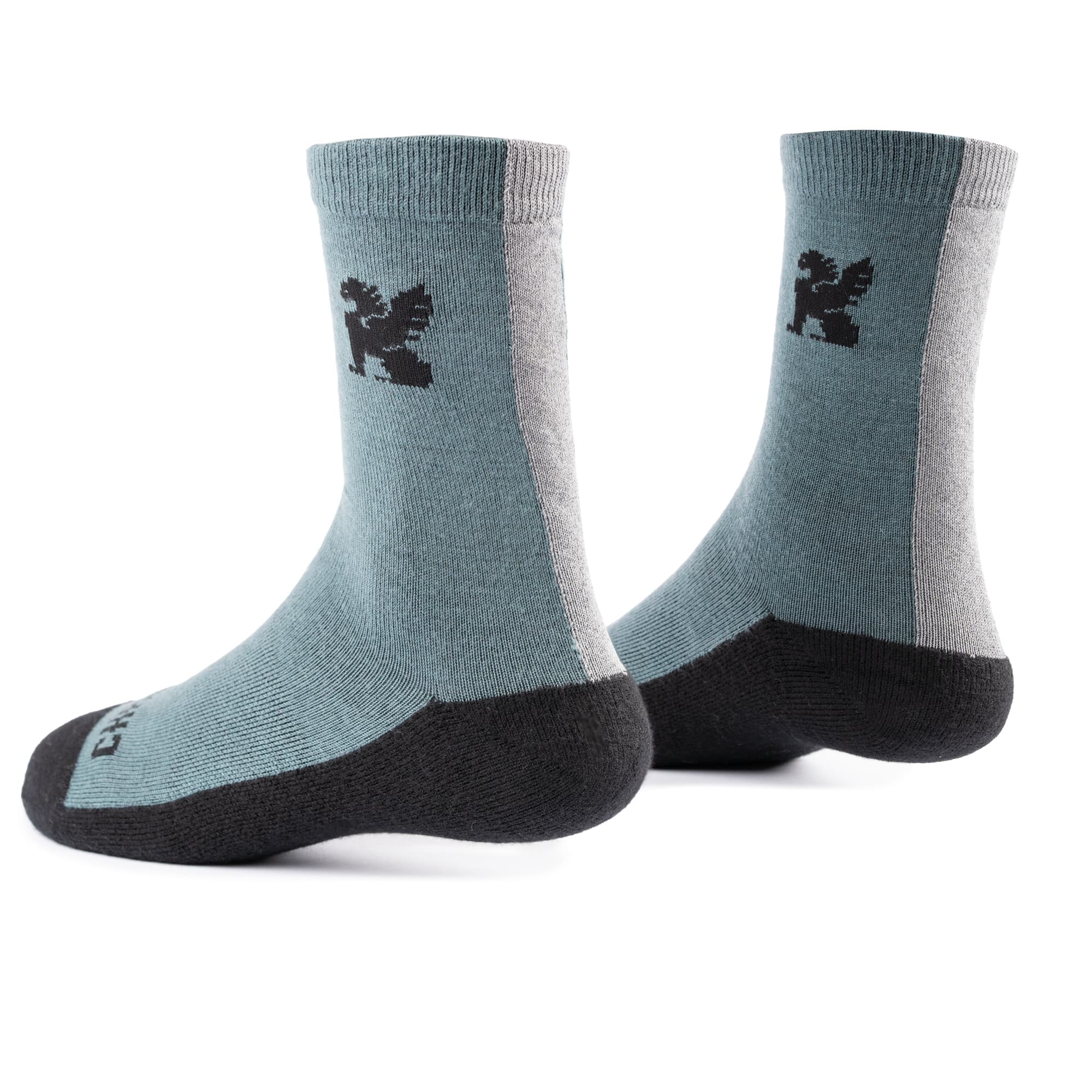 chrome-merino-reflective-chaussettes-v-lo-noires-mi-mollet image 2