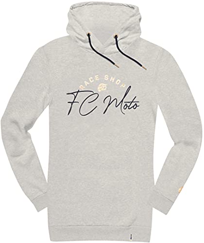 fc-moto-fcm-sign-d-sweat-capuche-femme-gris-l image 4