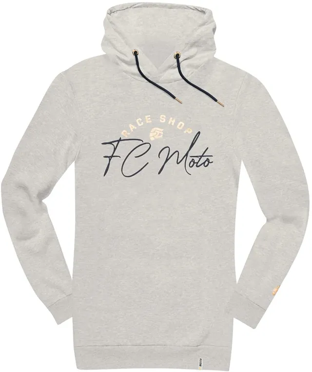 fc-moto-fcm-sign-d-sweat-capuche-femme-gris-l image 1
