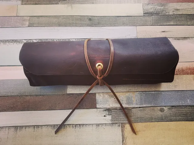 fleur-d-orage-pochette-outils-cuir-marron-orang image 1