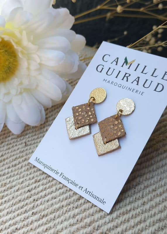camille-guiraud-rondes-boucles-d-oreilles-nude-grain-gold image 1