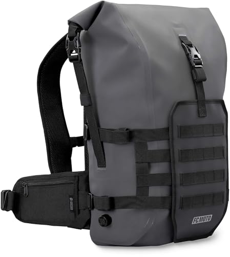 fc-moto-ever-st-roll-top-26-l-sac-dos-moto-gris image 8