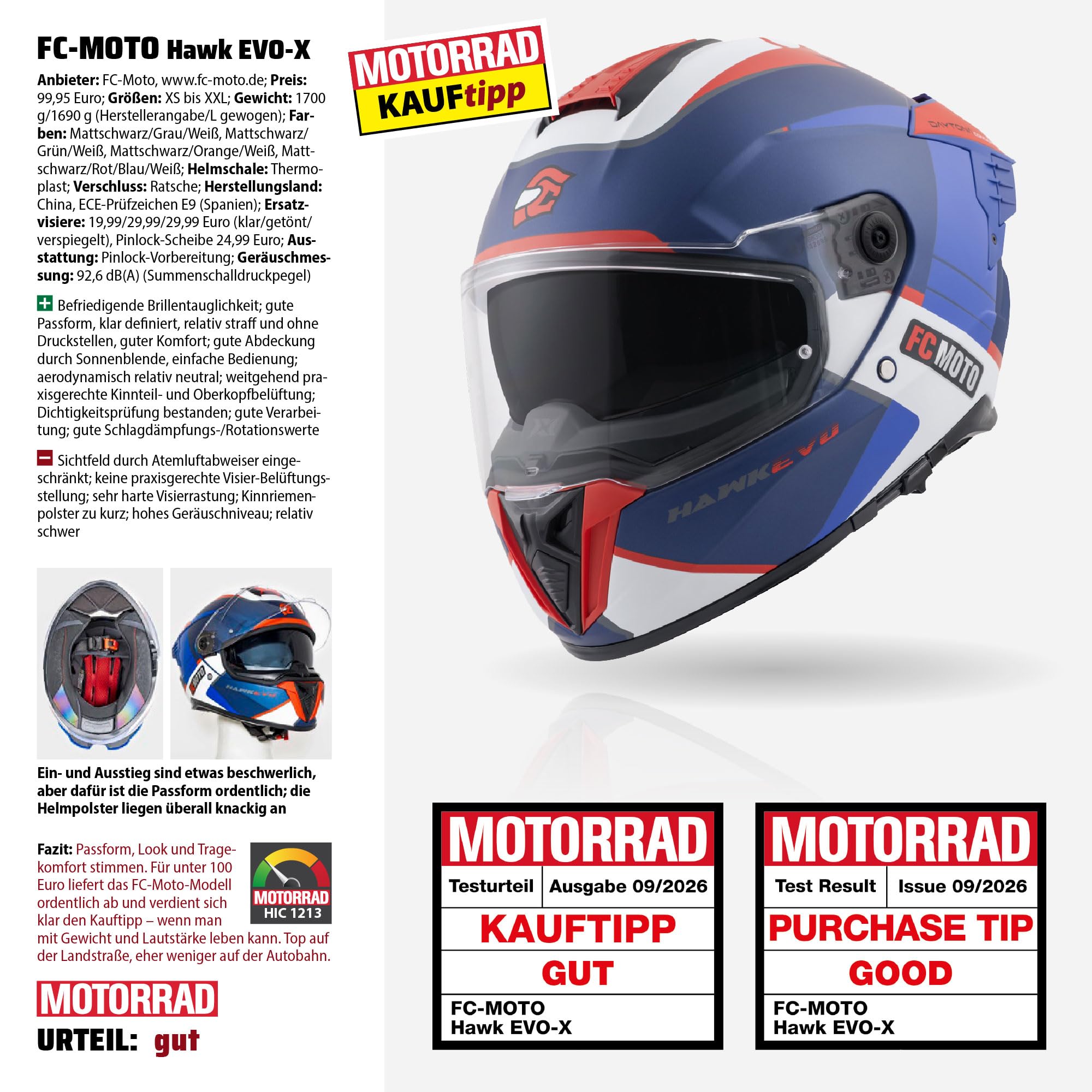 fc-moto-hawk-evo-x-casque-int-gral-taille-m-pare-soleil image 8