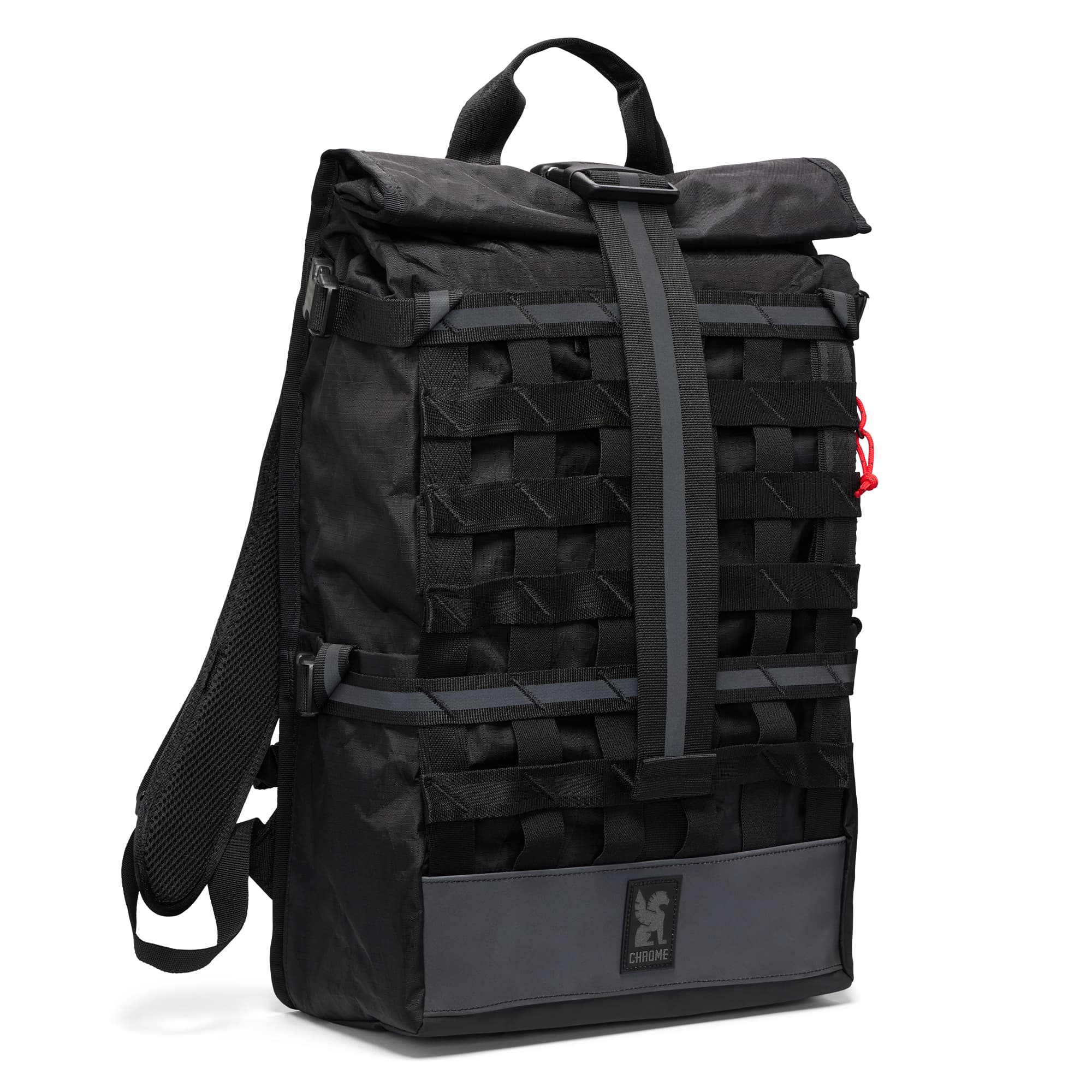 chrome-barrage-22l-sac-dos-rolltop-noir-quotidien image 3