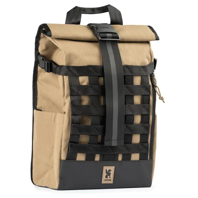 chrome-barrage-18l-sac-dos-noir-rolltop-poche-gourde image 1