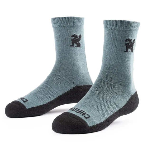 chrome-merino-reflective-chaussettes-v-lo-noires-mi-mollet image 1