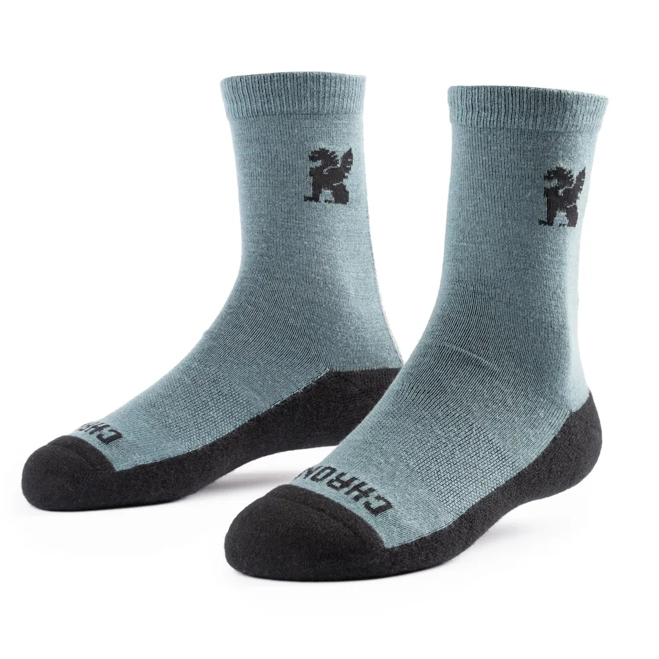 chrome-merino-reflective-chaussettes-v-lo-noires-mi-mollet image 1