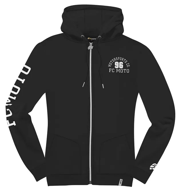 fc-moto-moto-h-sweat-zipp-femme-capuche-coton image 1