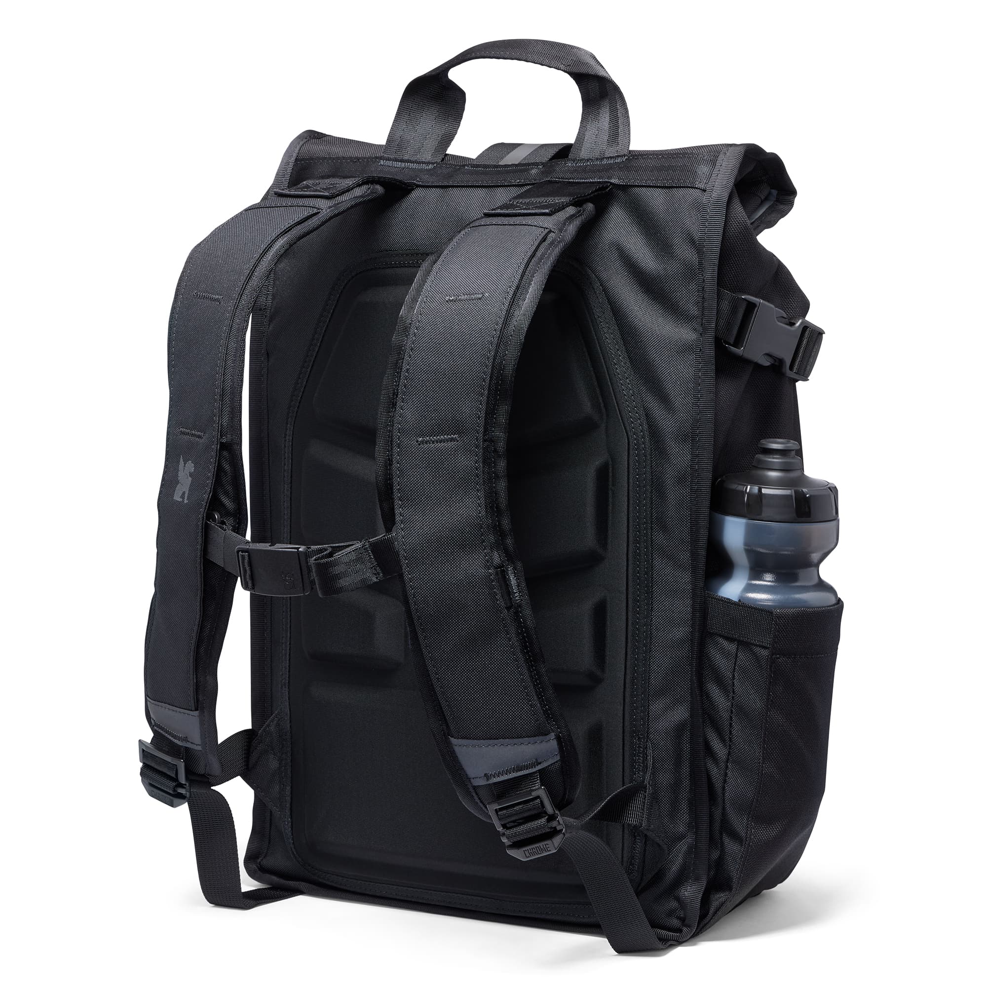 chrome-barrage-18l-sac-dos-noir-rolltop-poche-gourde image 6