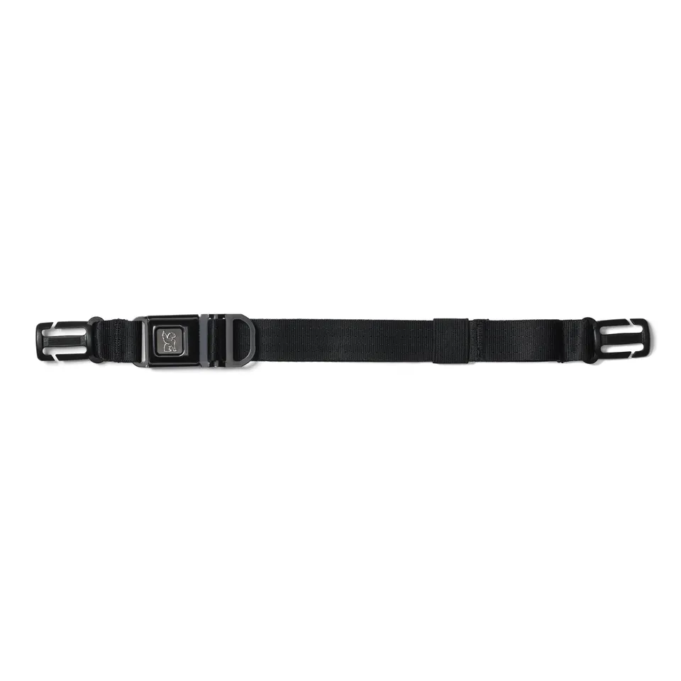 chrome-mini-buckle-sternum-strap-sangle-poitrine-black image 1