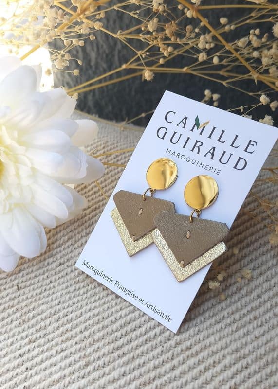 camille-guiraud-boucles-suzanne-gold-dor-cuir-sans-nickel image 1