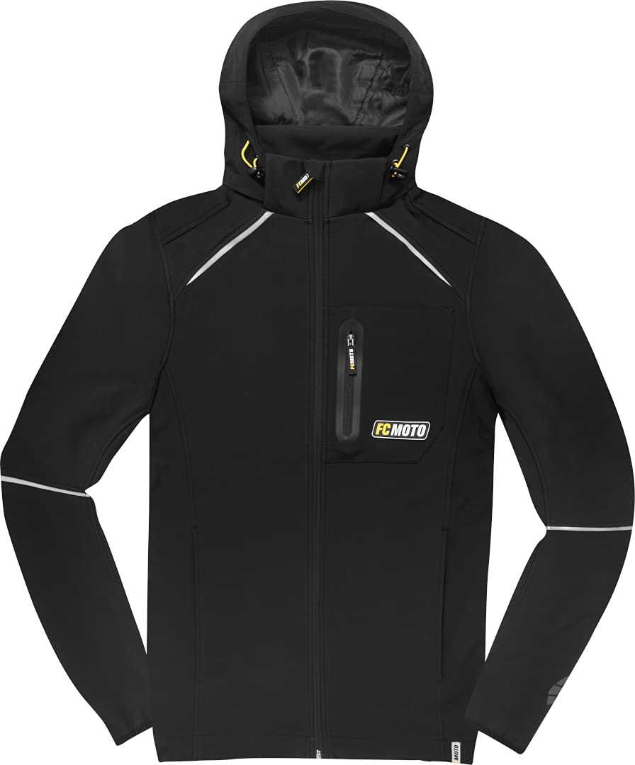 fc-moto-fcm-ssj-veste-softshell-gris-noir-xl-capuche image 6