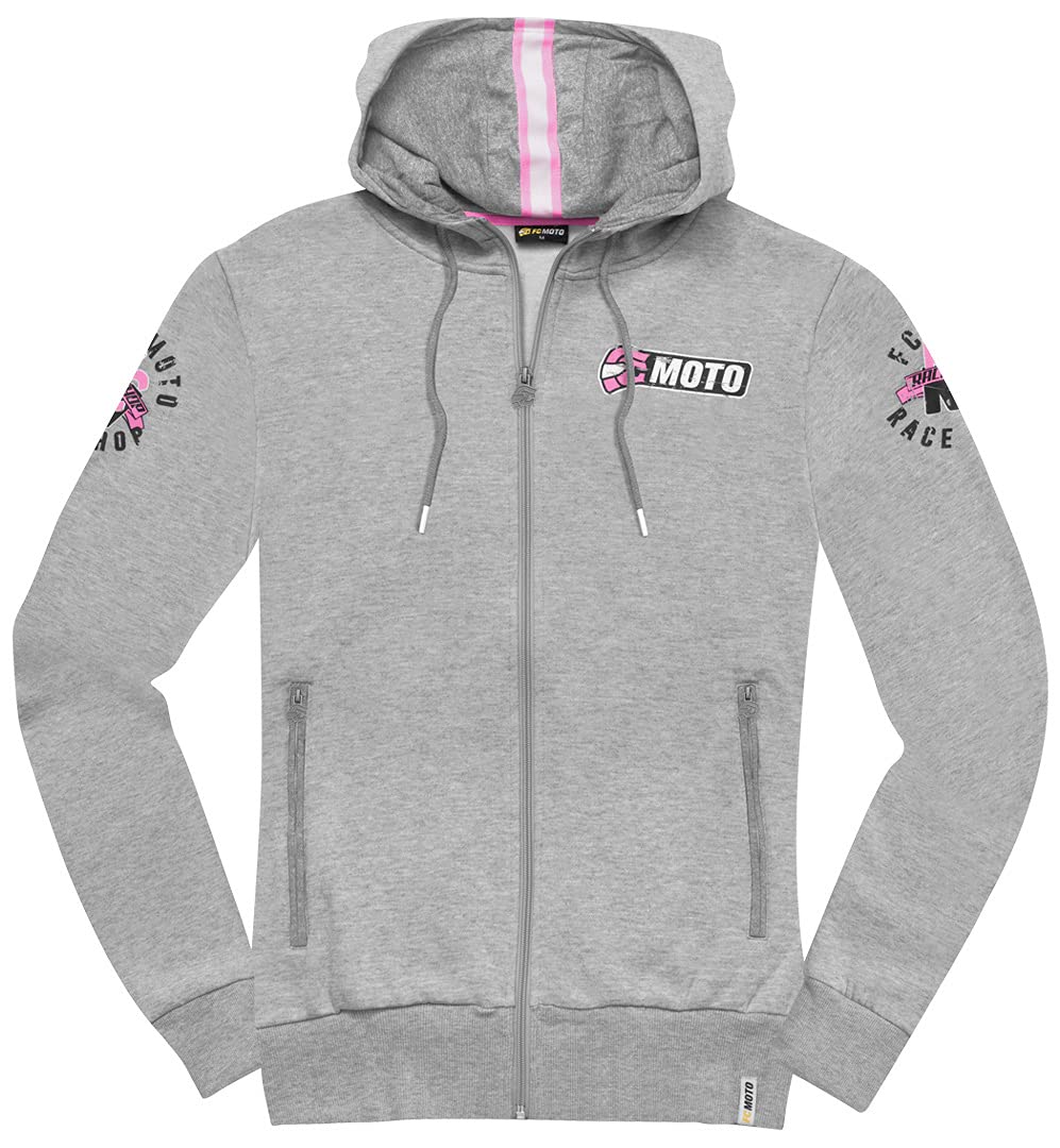 fc-moto-effortless-sweat-zipp-femme-capuche image 6