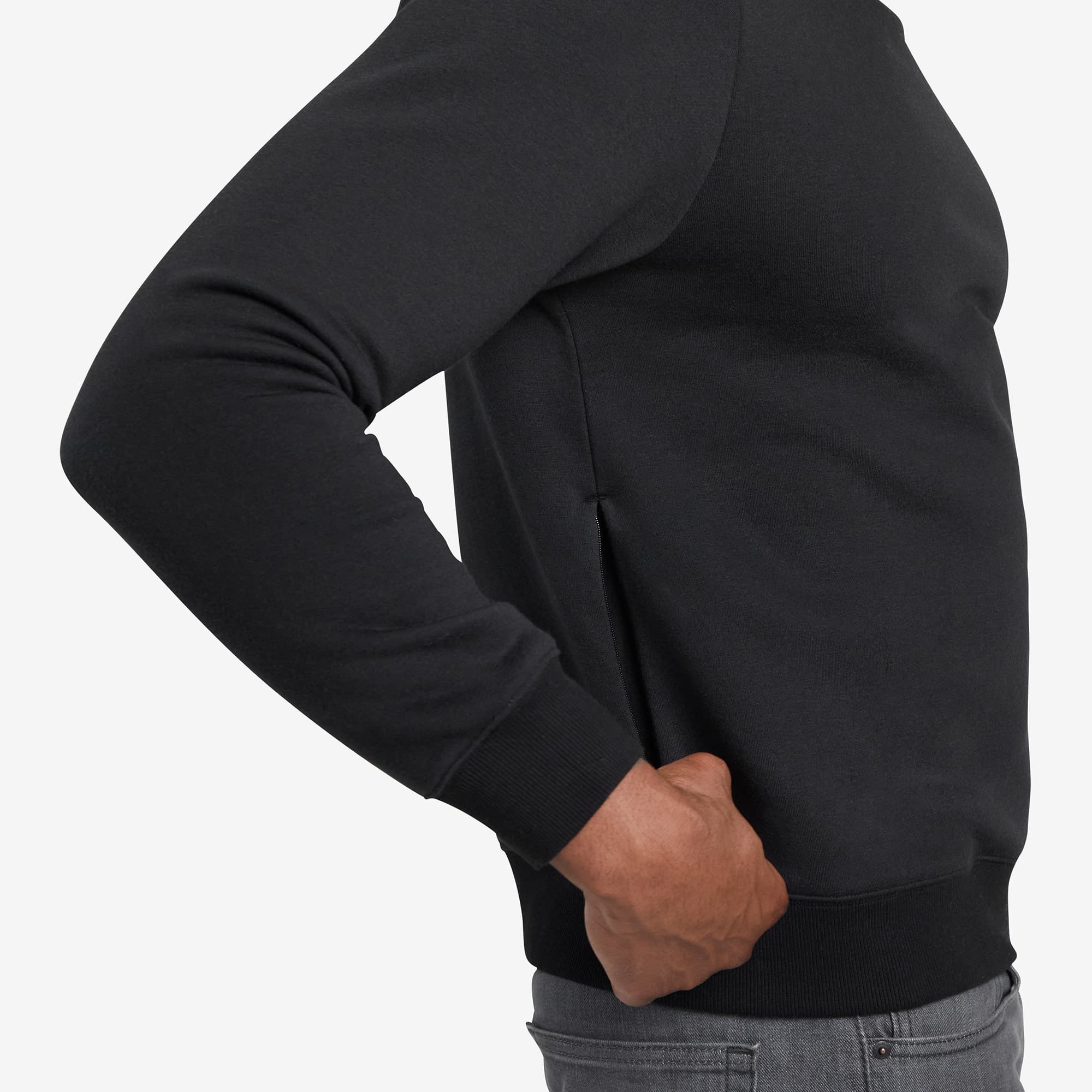 chrome-issued-fleece-crew-sweat-noir-taille-m image 5