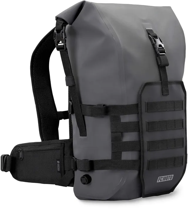 fc-moto-ever-st-roll-top-26-l-sac-dos-moto-gris image 1