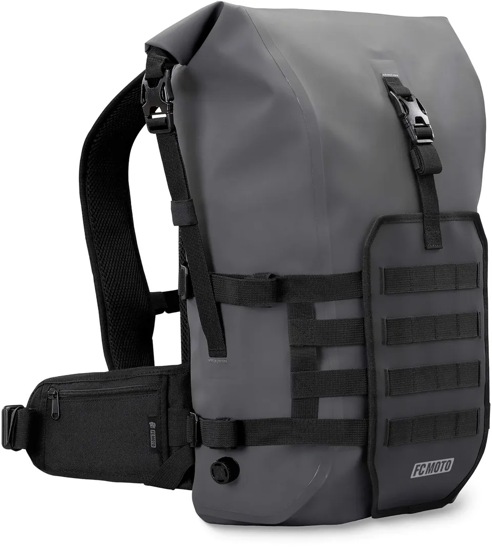 fc-moto-ever-st-roll-top-26-l-sac-dos-moto-gris image 1