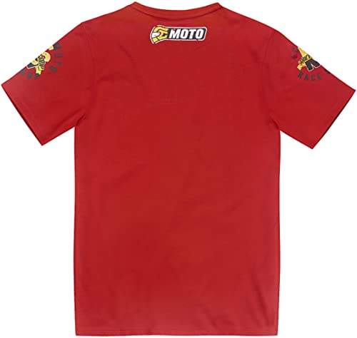 fc-moto-crew-t-shirt-moto-rouge-manches-courtes-taille-m image 6