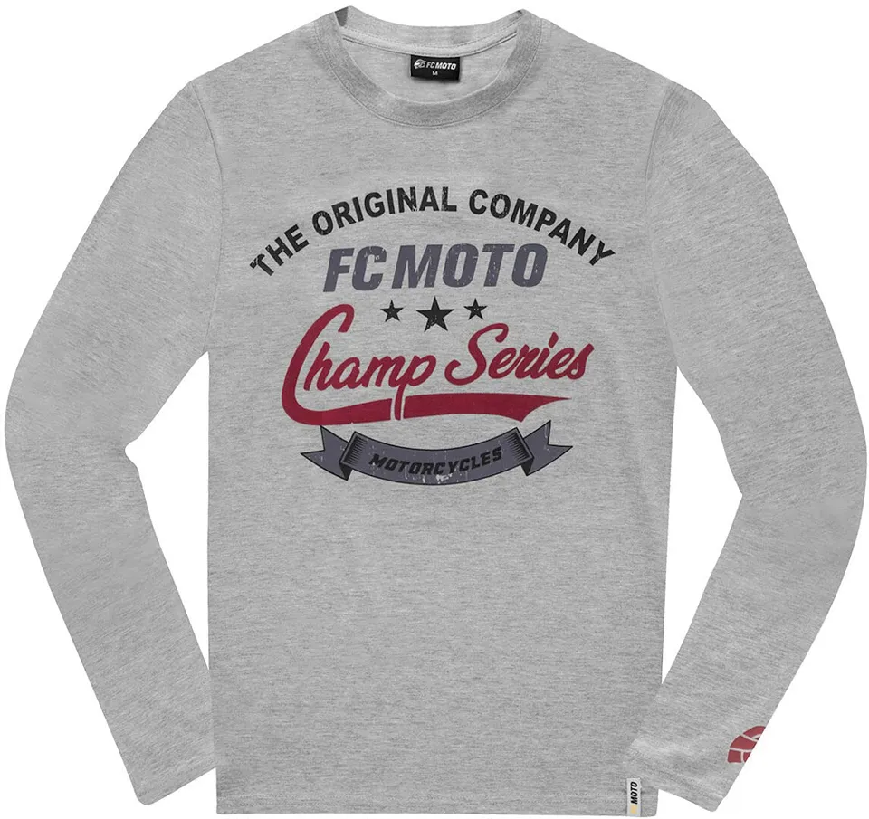 fc-moto-streetwear-champ-series-chemise-gris-clair image 1