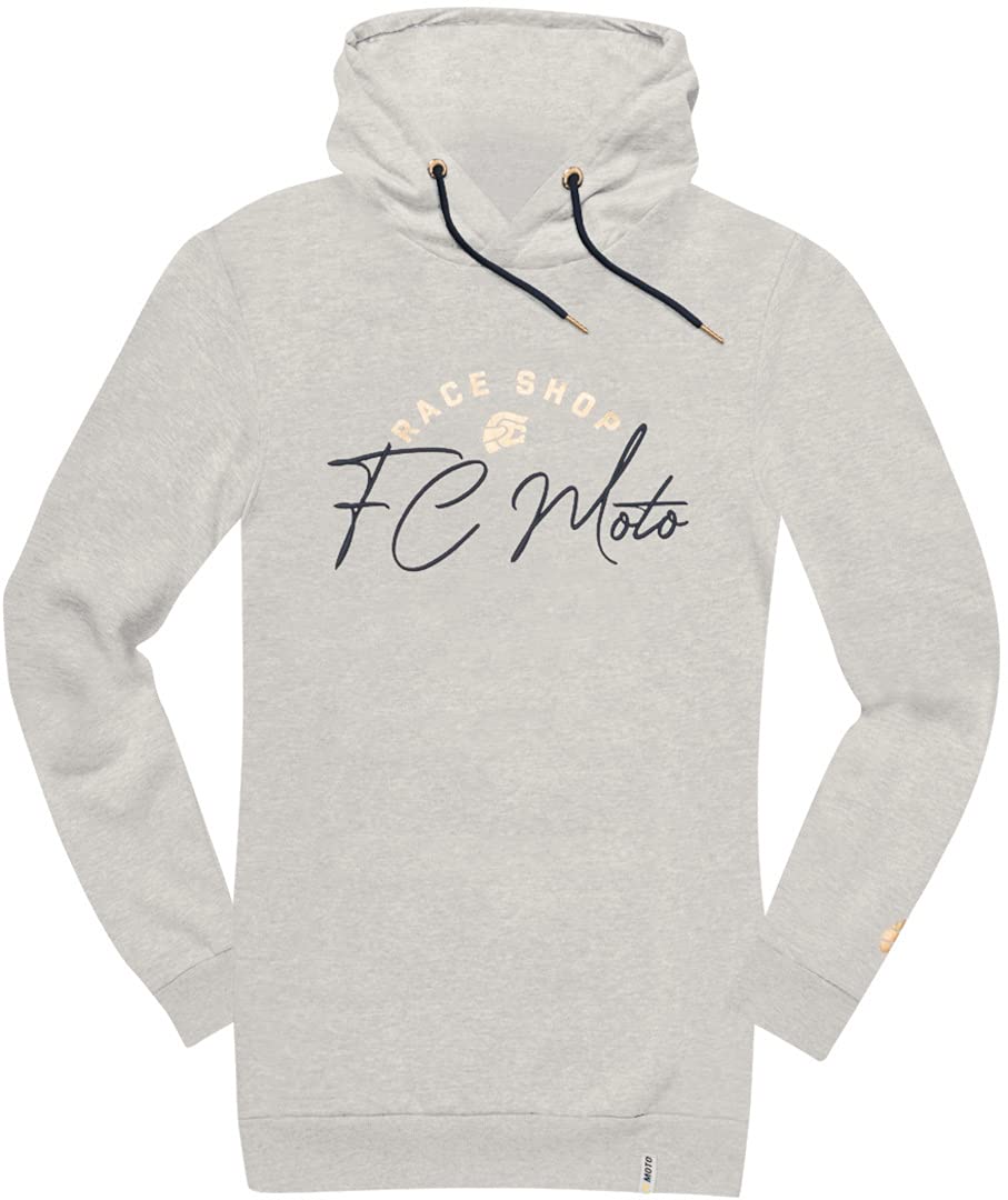 fc-moto-fcm-sign-d-sweat-capuche-femme-gris-l image 1