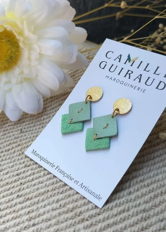 camille-guiraud-rondes-boucles-d-oreilles-vert-d-eau image 1
