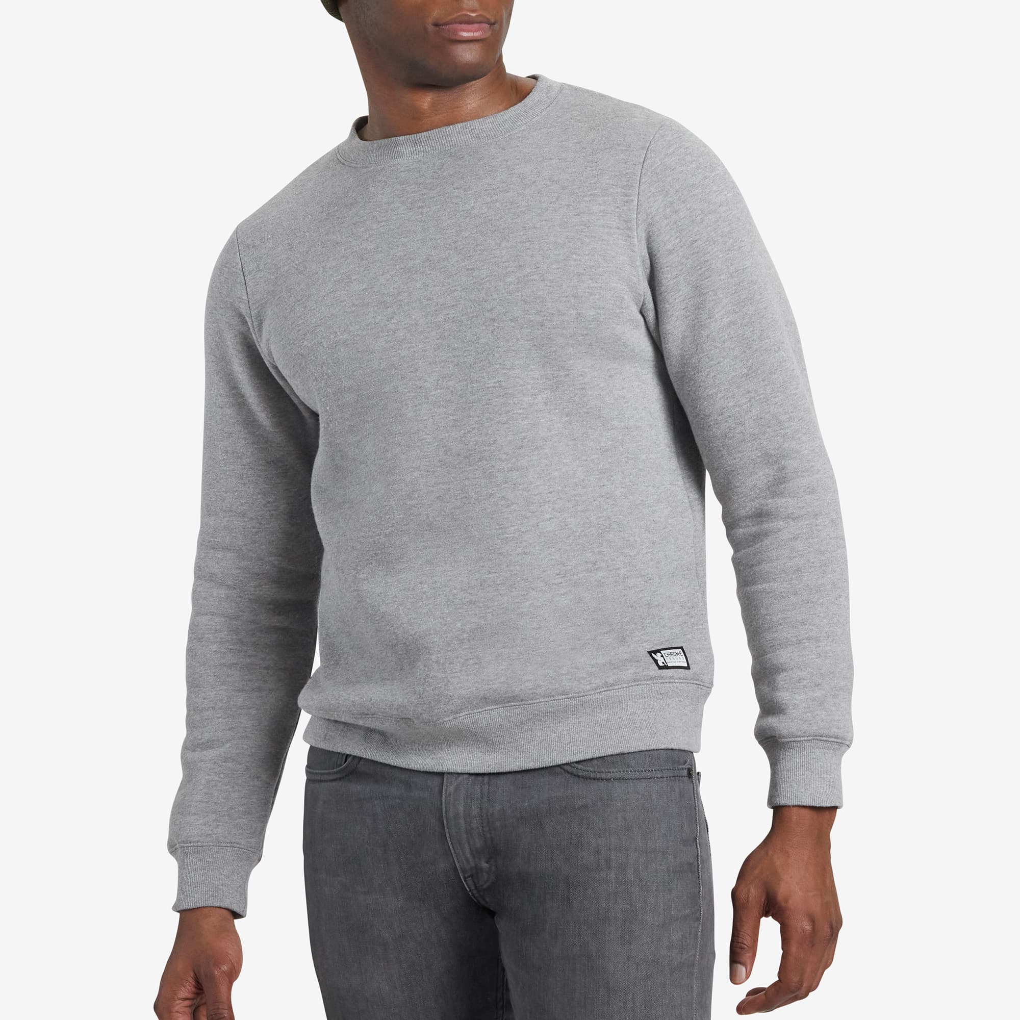 chrome-issued-fleece-crew-sweat-noir-taille-m image 1