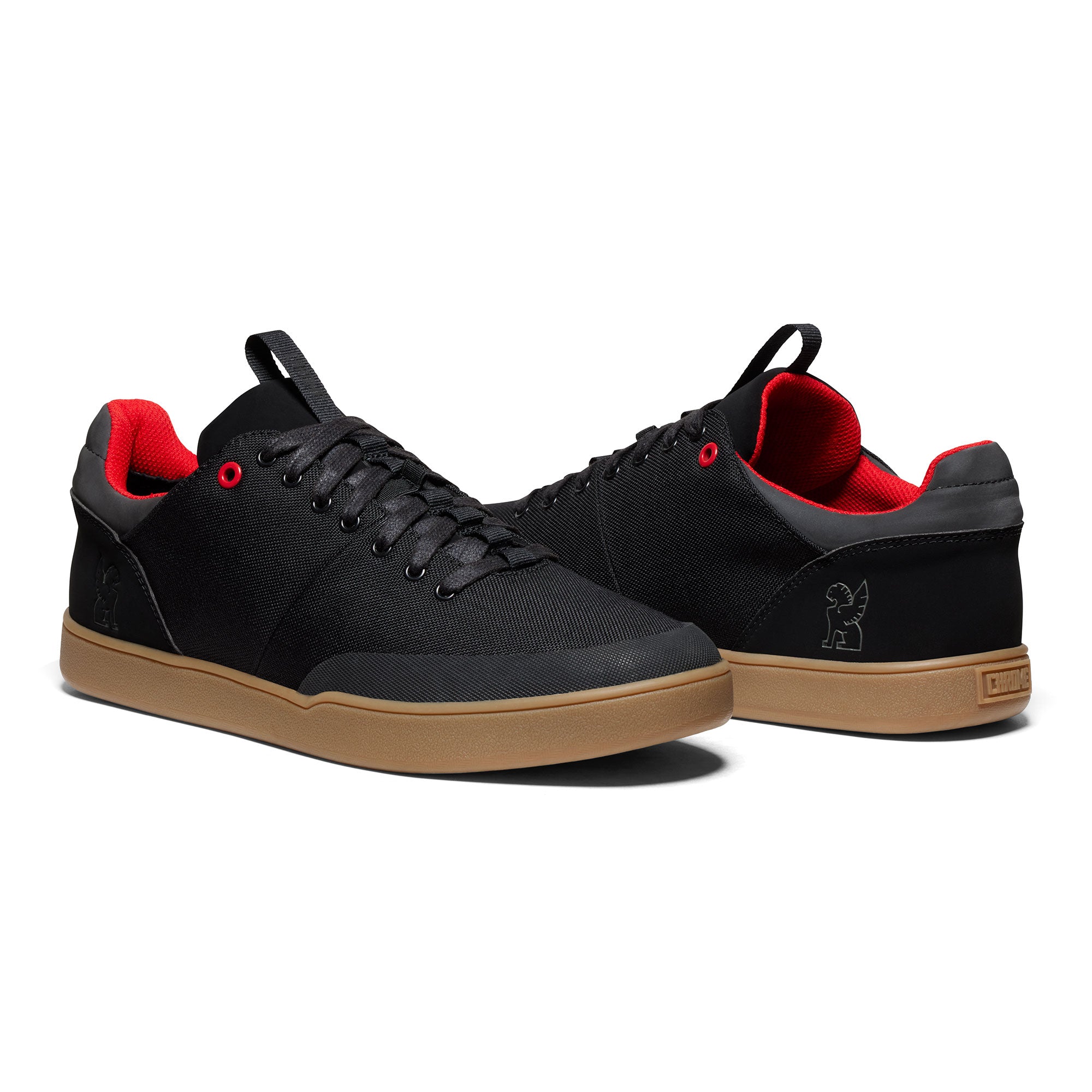 chrome-bromley-low-basket-basse-vegan-noir-lacets image 5